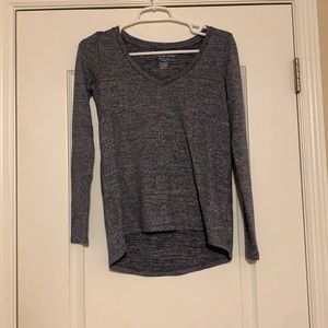 Blueish gray long sleeve shirt